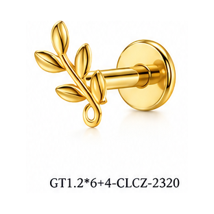 Labret Piercing with Charm